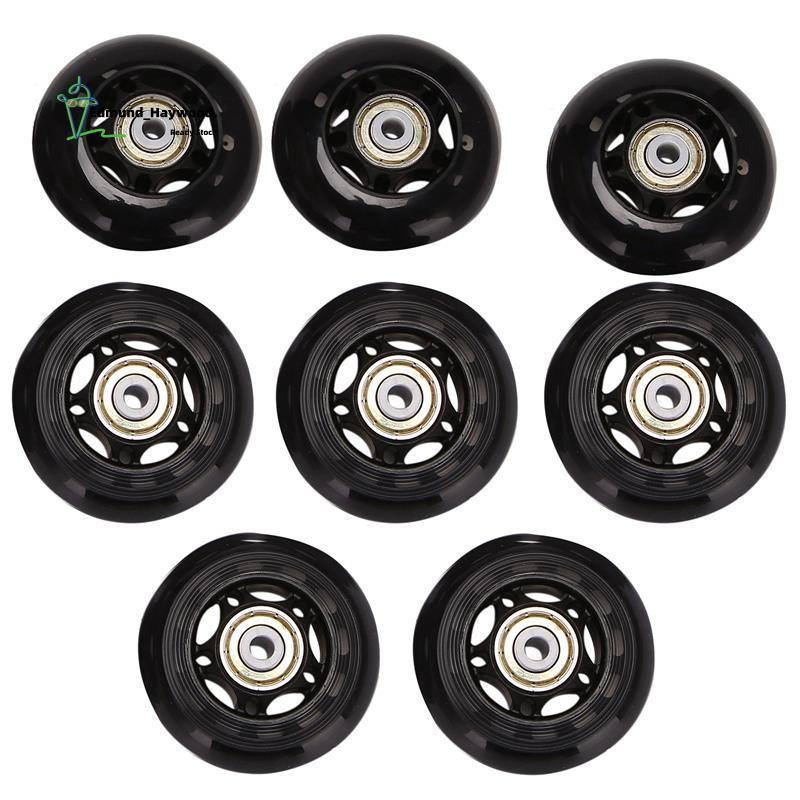 8 gói Bánh xe trượt patin nội tuyến, Bánh xe trượt patin trong nhà / ngoài trời, Bánh xe thay thế có