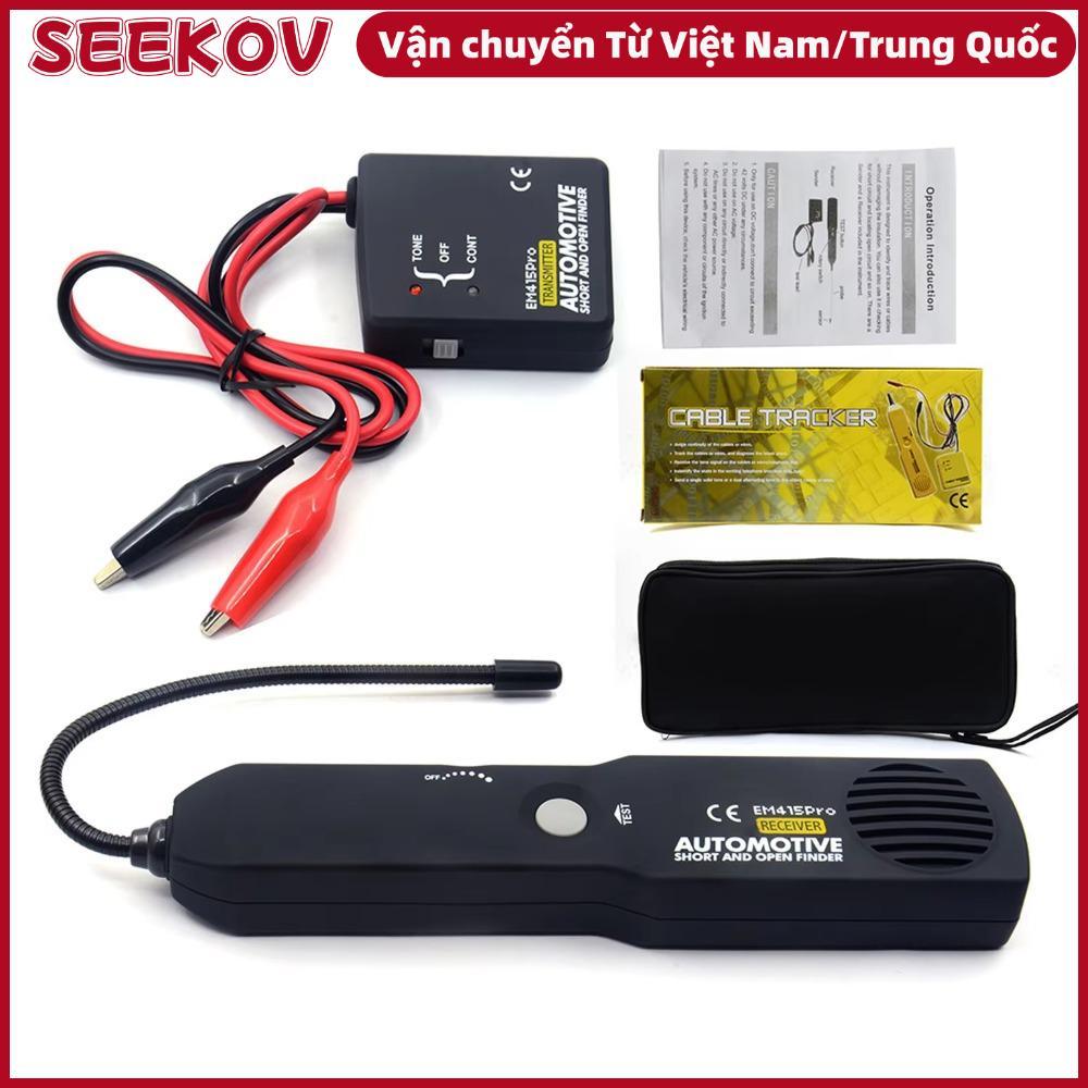 SEEKOV Tracker & Open Wire Finder, Cáp ngắn ô tô DC EM415 6-42V bền bỉ, EM415PRO Universal Find Car 