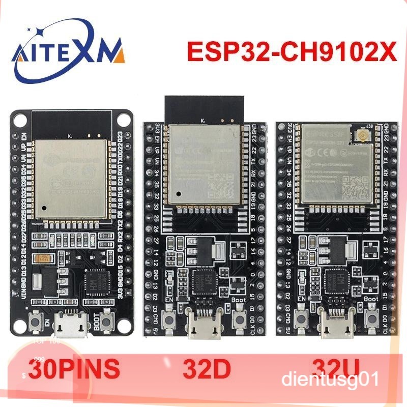 Bản Mạch Phát Triển CH9102X WIFI+ Bluetooth Mới ESP32