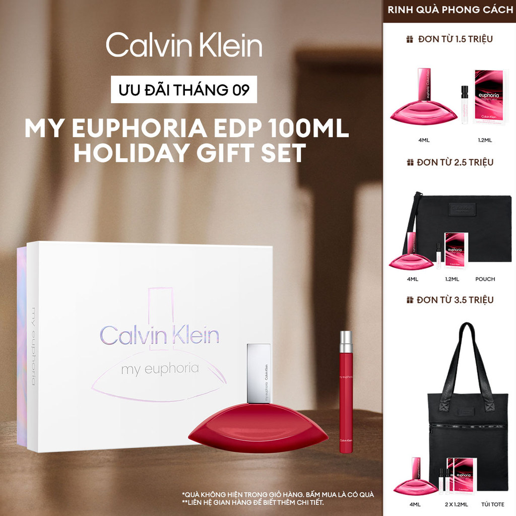 Bộ quà tặng Nước Hoa Nữ Calvin Klein My Euphoria Women EDP 100ml Gift Set
