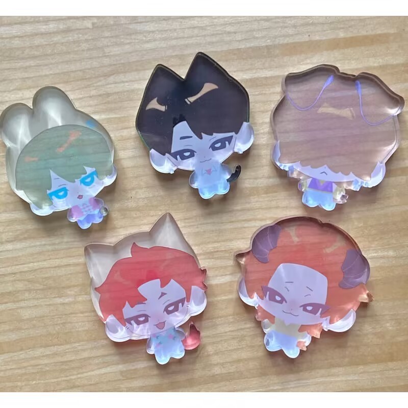 K Kpop Witch Hunter Nhóm Sacramento Fantasy Valley Acrylic Đồ Trang Trí Đứng Thẻ Mũi Ga Qin Yu Lãng 