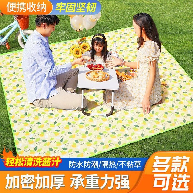 Outdoor Picnic Mat Waterproof Moisture-Proof Hair Pack Tent Floor Mat Portable Storage Picnic Outing