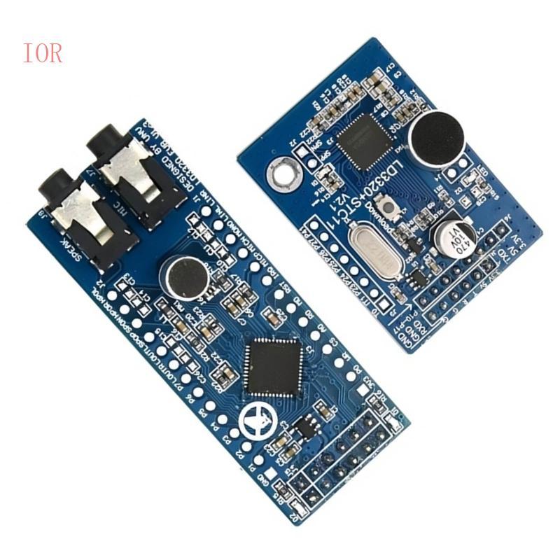 Mô-đun nhận dạng giọng nói chính xác Chip IOR LD3320 có bộ lưu trữ tích hợp cho nhiều lệnh