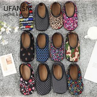 UFASM Dày Tất Sàn Co Giãn Mùa Đông Ấm Áp Thời Trang Dép