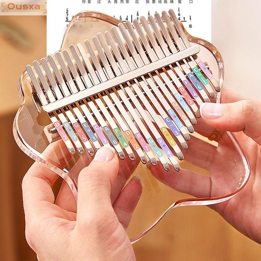 OUSXA Ngón Tay Cái Đàn Piano, 17 Phím Đồ Chơi Quà Tặng Mini Ngón Tay Cái Piano, Nhạc Cụ Mini Tinh Tế