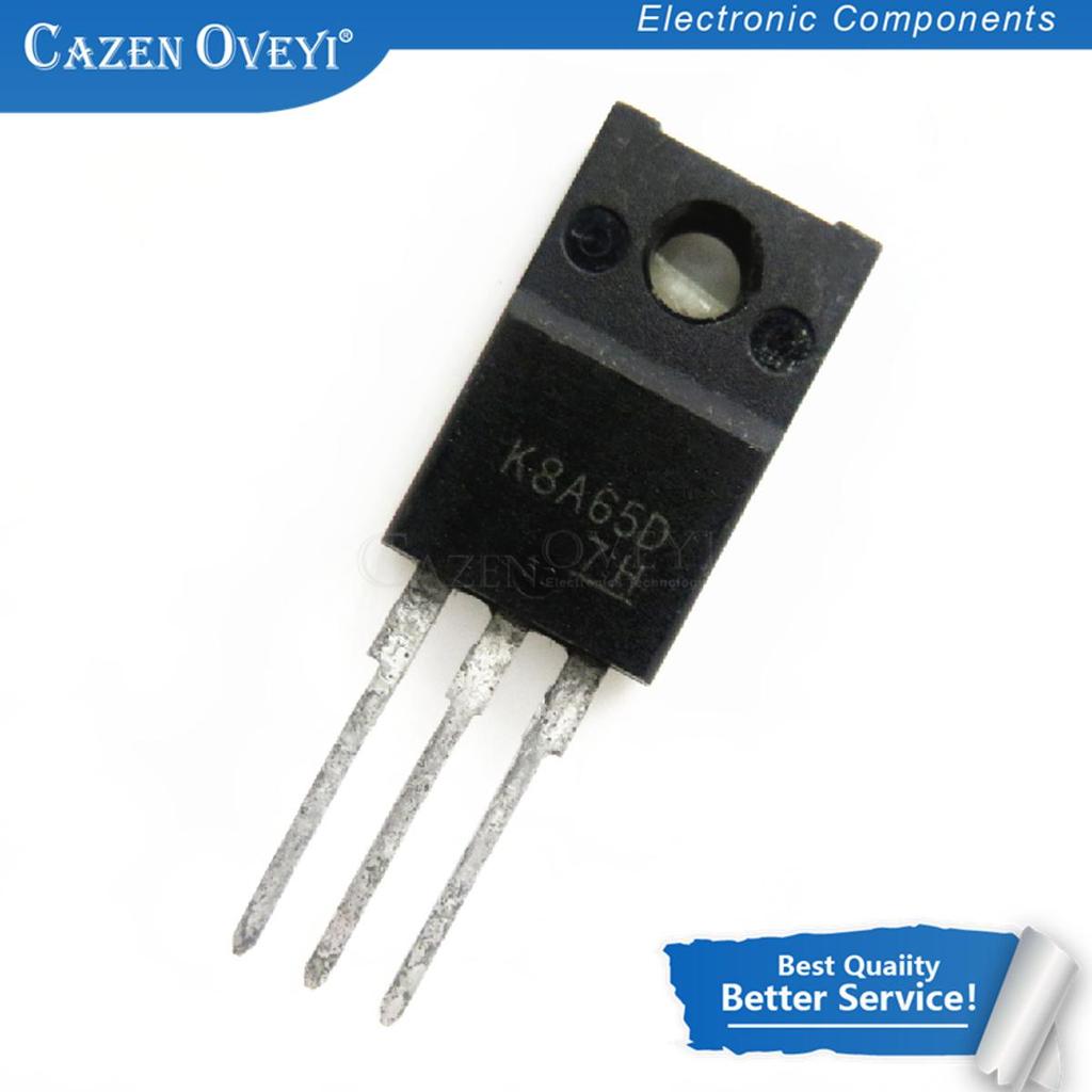 10 Cái / lốc TK8A65D TK8A65 K8A65D TO-220F 650V 8A Mới Chính Hãng Còn Hàng