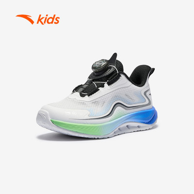 Anta Kids Giày Chạy Bộ Bé Trai Size 28-32 Arch Giày thể thao Running Shoes 2.0 nhẹ êm bám sàn khóa xoay 3126C9906