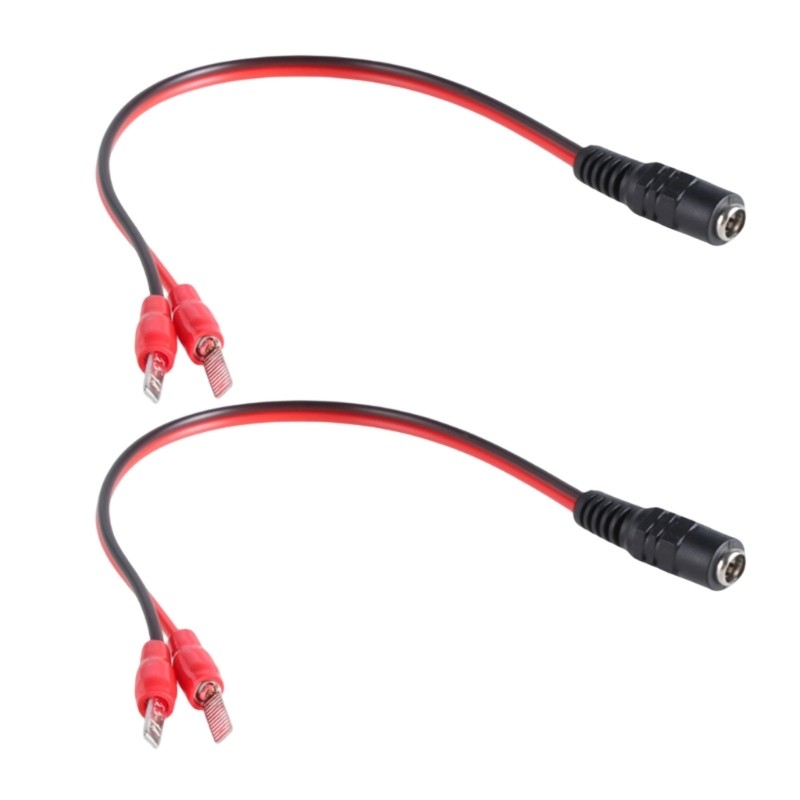LINN 2 Chiếc DC5521 5 5X2 1 Mm Sang C45 Lắp Dây Sạc Cho 12V 21V 25V 36V 42V 18V Pin Dụng Cụ Điện Ổn 