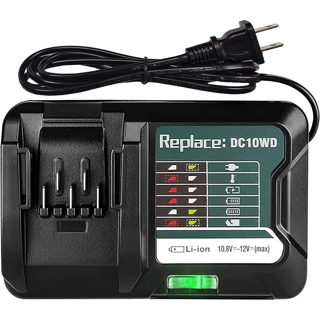 WeideBATT® Bộ sạc DC10WD cho pin Makita 10.8V 12V DC10WD DC10SB DC10WC DF031D BL1015 BL1016 BL1021B 