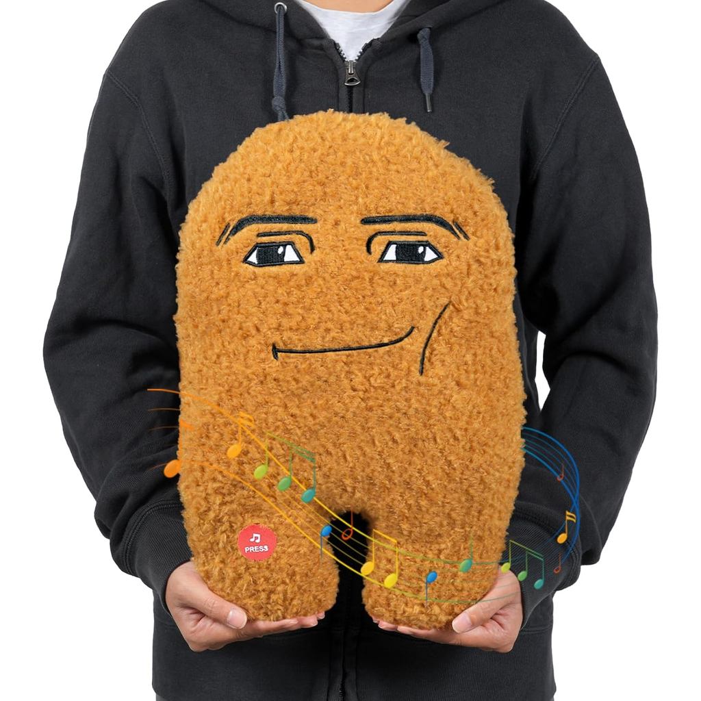 Đồ Chơi Sang Trọng, 14.8 in Singing Cotton Eye Joe Sang Trọng Ngộ nghĩnh Gà Nugget Gối Đồ Chơi Cho N