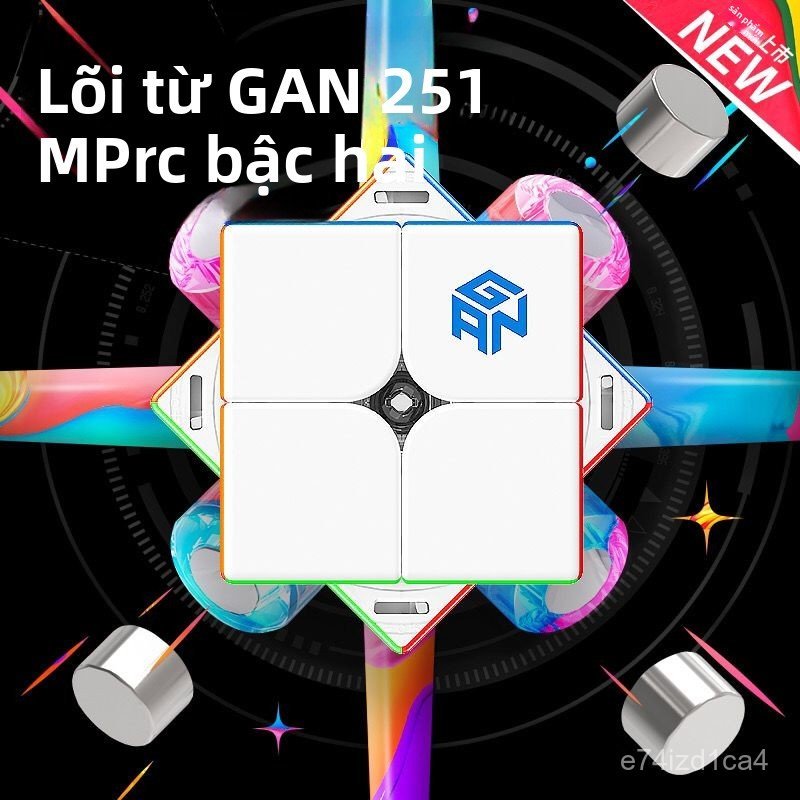 Bộ rubik 2x2 từ tính chuyên nghiệp thi đấu 251M Pro xoay trơn mượt rèn luyện tư duy và giải tỏa stre