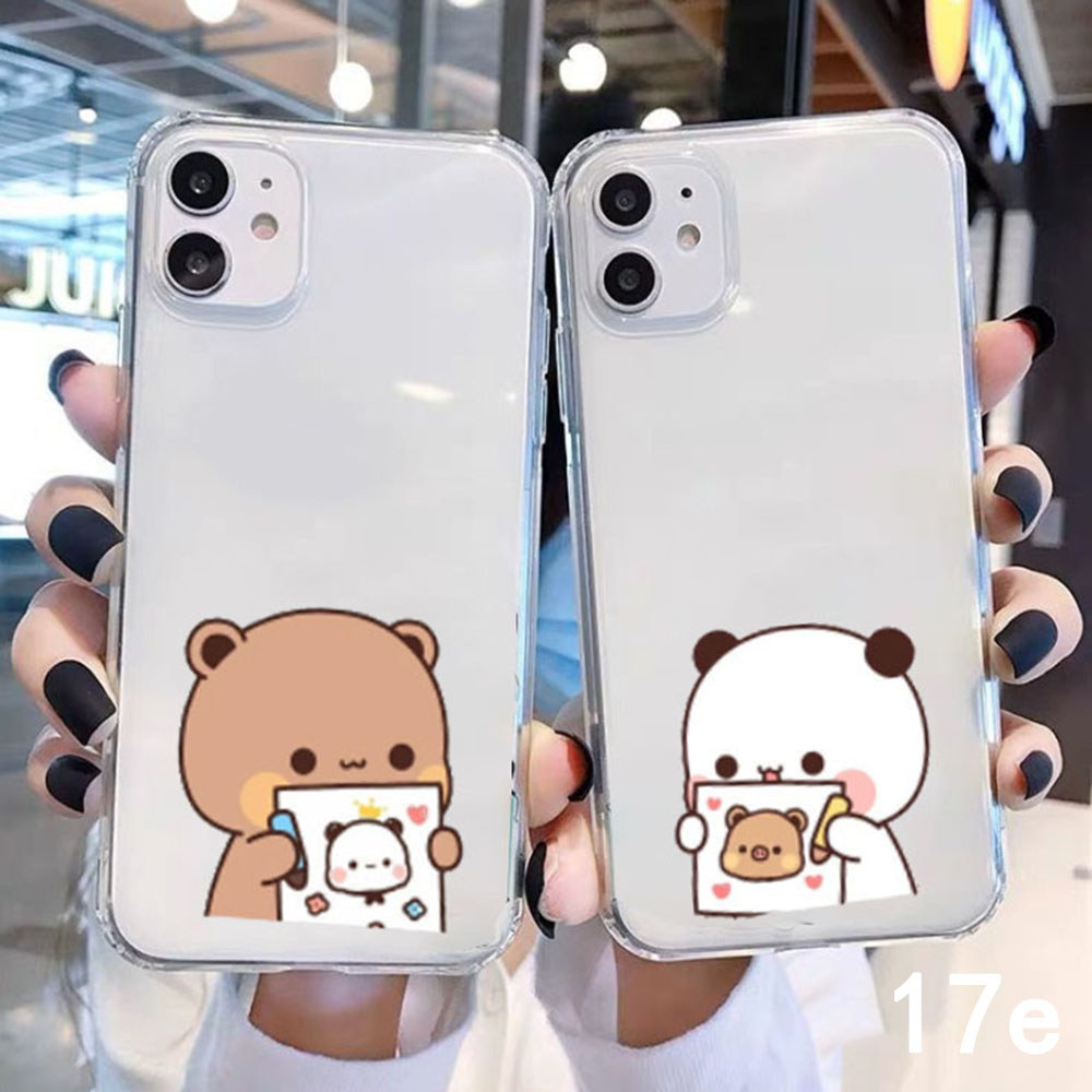 Ốp Lưng Cho Iphone 17e 17 16 16e 15 14 13 12 11 Pro Max Cặp Đôi bubu Và dudu Case Hoạt Hình Dễ Thươn