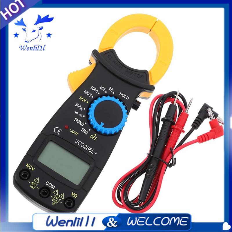 Kích thước bỏ túi Đồng hồ đo kẹp kỹ thuật số Đồng hồ vạn năng 3266l + để đo điện áp hiện tại Đa năng