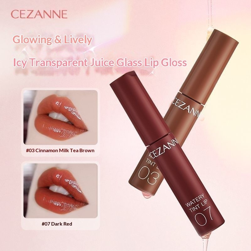 CEZANNE/CEZANNE Lipstick Mirror Lip Glaze is moisturizing, long-lasting, naturally pigmented, and no