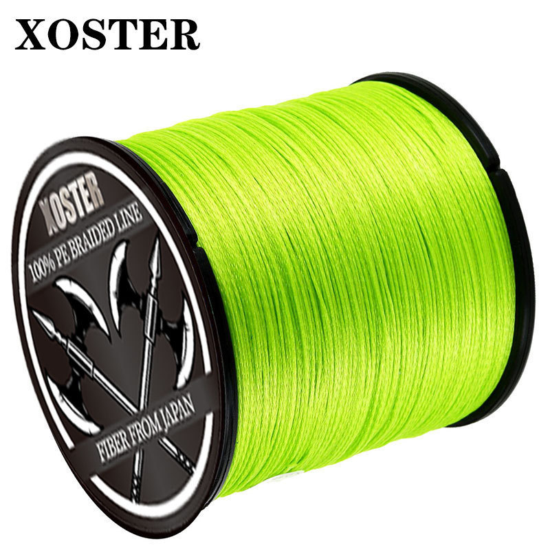XOSTER 300M 8 Dây PE Dây Bện Dây Lure Dây Nhiều Màu Chống Mài Mòn Không Co Giãn Dây Nổi 8 Dây Tali P