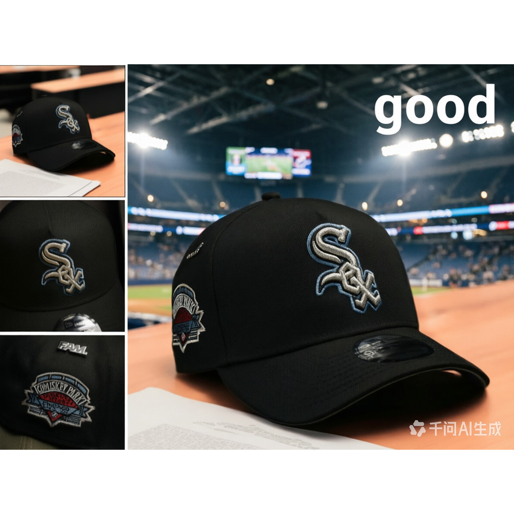 Bán MLB CHICAGO TRẮNG SOX ĐEN / GRAY UV SNAPBACK / Mới / Kỷ Nguyên Mũ Bóng Chày Thêu 9FORTY A-FRAME