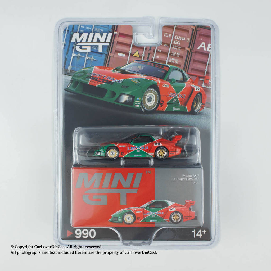 MINIGT1: 64 990 Mazda RX7 Số. 787B No. Mẫu xe hợp kim 55