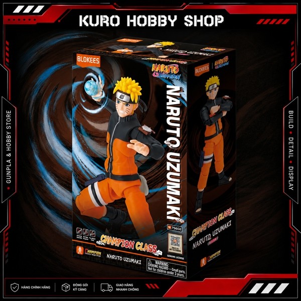 BLOKEES Naruto Uzumaki Champion Class - Mô hình lắp ráp Blokees