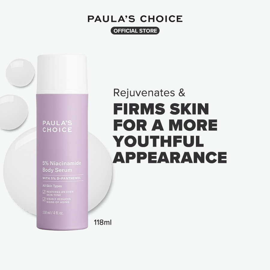 Paula 's Choice 5% Niacinamide Serum & Sữa Dưỡng Thể - 5% Niacinamide Body Serum Chăm Sóc Toàn Thân 