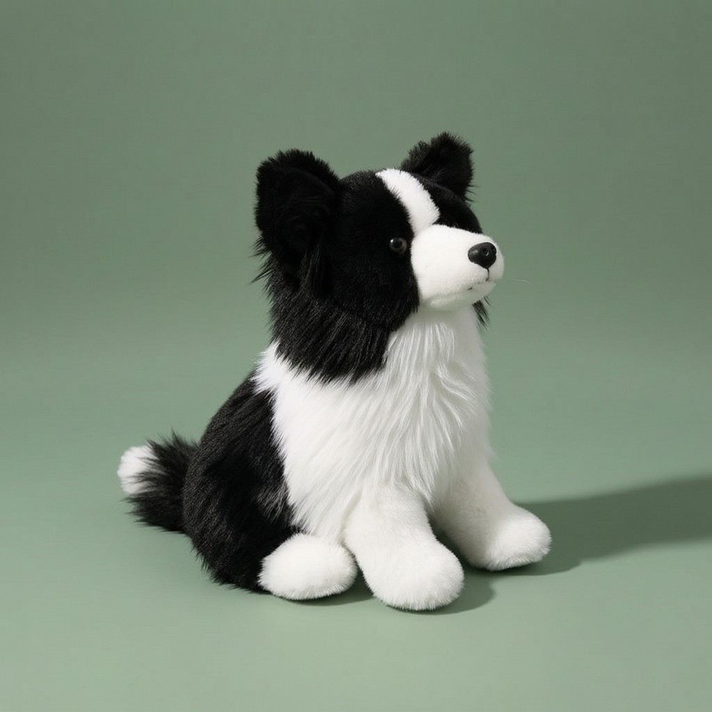 Border Collie Thú Nhồi Bông Chó Hugtable Border Collie Thú Nhồi Bông Chó Nhồi Bông Với Thú Nhồi Bông