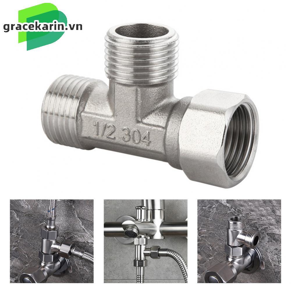 [GRCEKRIN-VN]High Pressure 3 Way Valve T Adapter for Bathroom ToiletBidet Sprayer Shower Head
