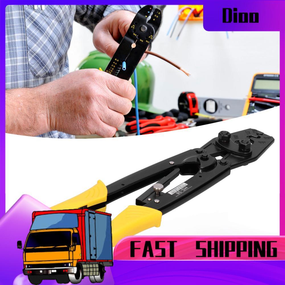 Dioo Dioo Ratchet Terminal Crimper Wire Crimper Kìm Hướng dẫn sử dụng 5.538mm 102AWG HS38
