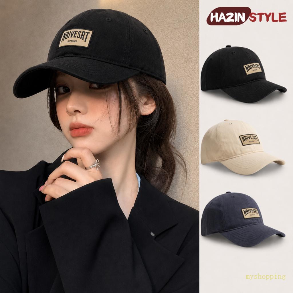Mũ bóng chày Ivy HAZIN thêu chữ NBIVESRT dạng cứng mũ bóng chày thời trang dành cho học sinh