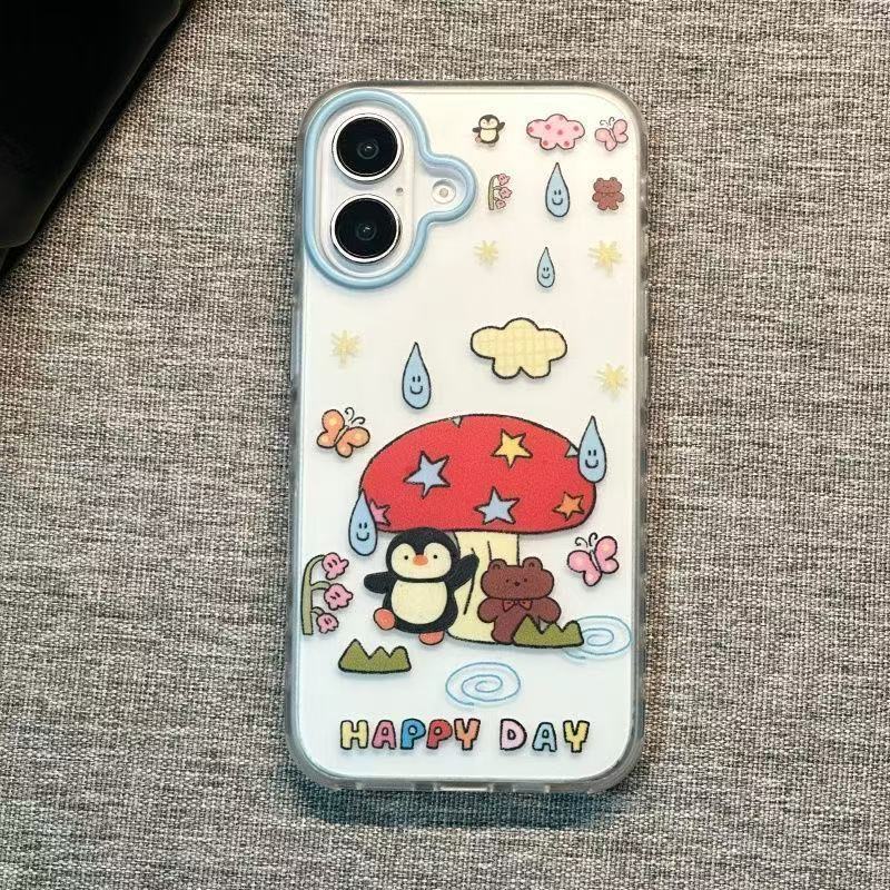 Nấm Penguin Cub Cartoon Case cho iPhone 17/16/15/14promax/12