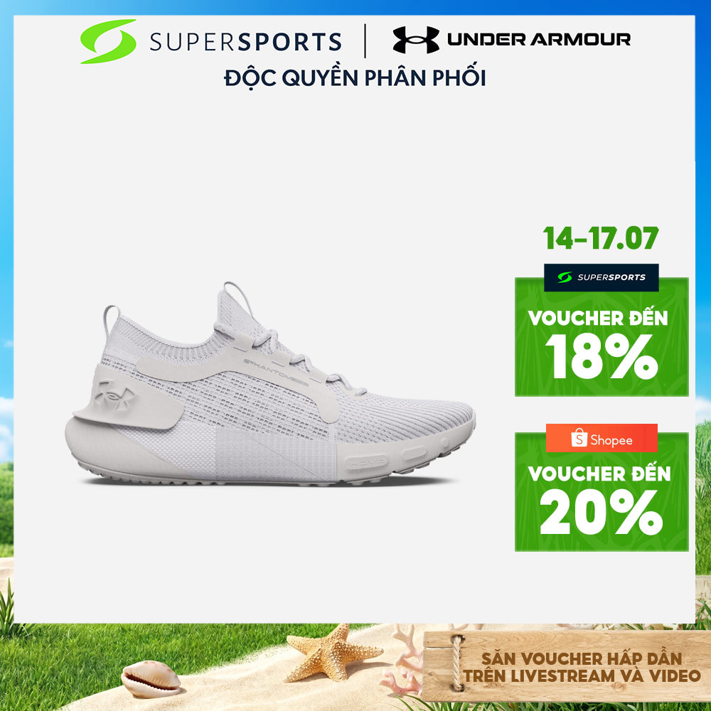 Giày Chạy Bộ Nam Under Armour Hovr Phantom 3 Se - Trắng - 3026582-100