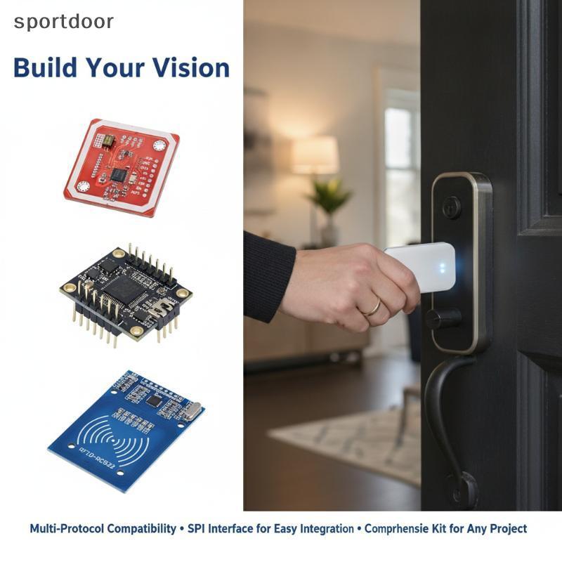 [sportoutdoor] PN532 NFC RFID Đọc Viết CV3 Mô-đun Ăng-ten tích hợp I2C SPI HSUpatible cho DIY Smart 