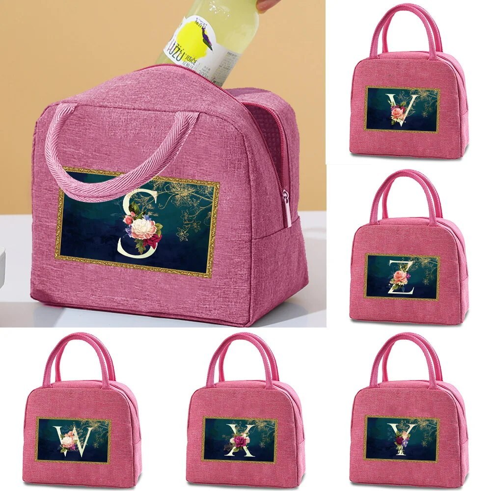 Lunch Bag for Insulation Cold Lunch Box Thermal  Baby Food Bag Picnic Flower Arrangement Bag Set Bag