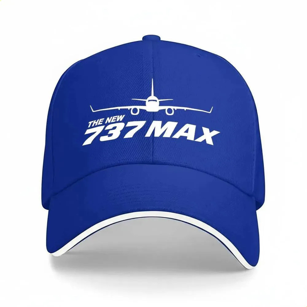 Mũ bóng chày Unisex có in máy bay 737 Max GQ0C