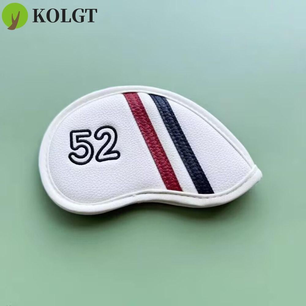 KOLGT Golf Wedge Cover, 56 58 60 Độ Da PU Sand Wedge Headcover, Universal Big Number Chống Thấm Nước
