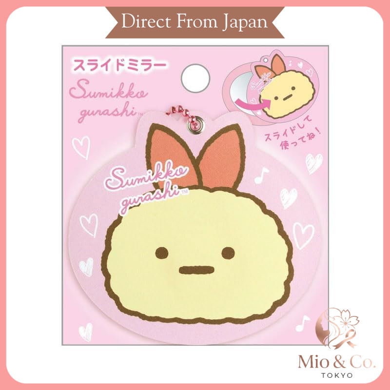 San-X Sumikko Gurashi Slide Mirror - Various Characters (Size: H70×W75×D5mm)