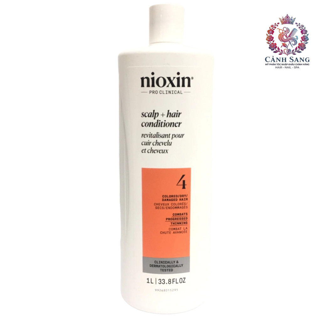 Dầu xả chống rụng tóc Nioxin System 4 Conditioner 1000ml ( New 2025 ) - Colored Hair .CS