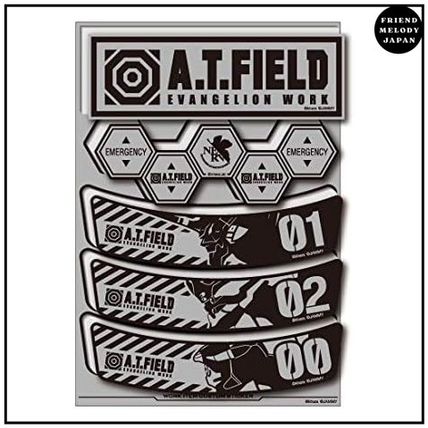 A.T.FIELD Sticker Sheet Type Horizontal ATF029R Reflective Material EvangelionFMJ SHOP