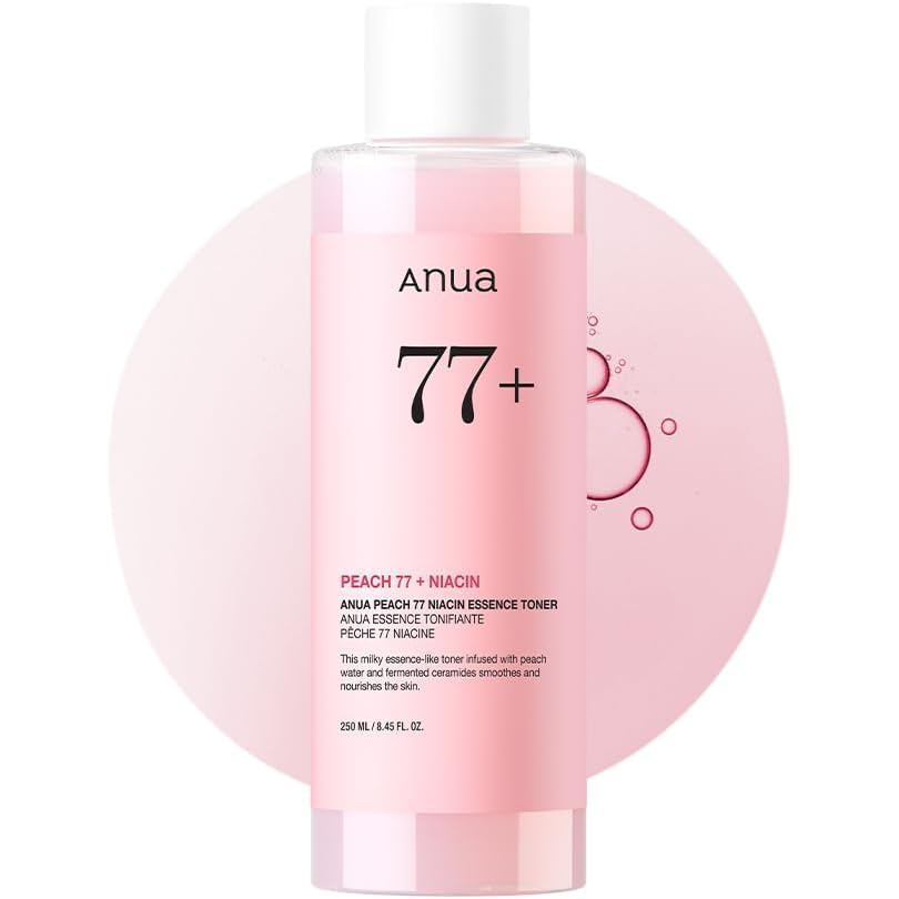 Anua Peach 77 Niacinamide Essence Toner 250ml / Toner làm sáng da mặt, Niacinamide, Panthenol, Ceram