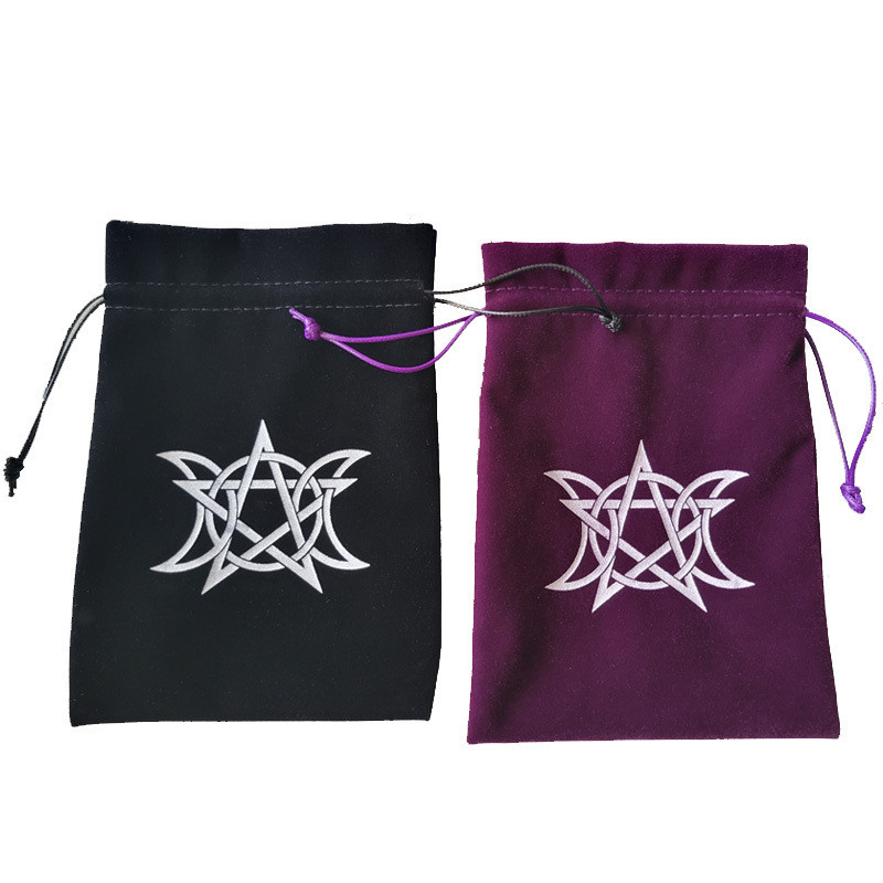 2022 Phong Cách Mới 13x18cm Tarot Thẻ Đặc Biệt Túi Đựng Thẻ Thẻ Vật Nhỏ Túi Bảo Quản Weika Túi A0730