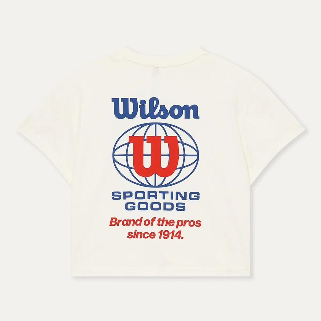 Áo thun ngắn tay cổ tròn in họa tiết thường ngày Wilson / Wilson DGER