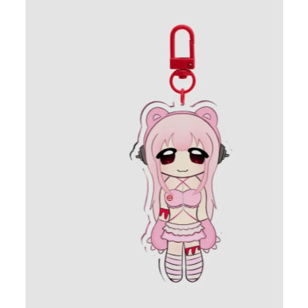 Super sonico x gloomy bear keychain Mua Decor Shop