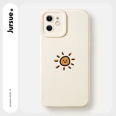 JURSUE Ốp lưng dễ thương đẹp hoạt hình độc lạ ngộ nghĩnh nữ chống sốc chống bẩn mềm cho iPhone 17 Air 16 15 14 13 12 11 PRO MAX SE 2020 X XR XS ip 8 7 Plus kute MZ5070649