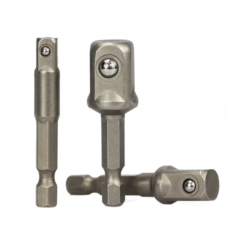 【ANME】Heavy Duty Socket Adapter Hex Shank Socket Adapter Extension Rod Power Tools Set