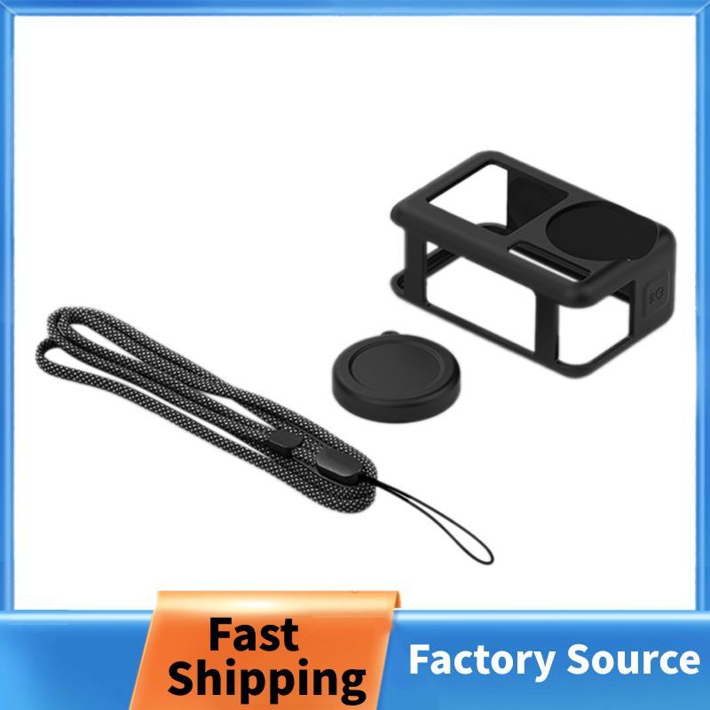 Nắp ống kính Vỏ bảo vệ máy ảnh Silicon mềm chống rơi cho Action 3 4 5pro cho Action 3 4 5pro