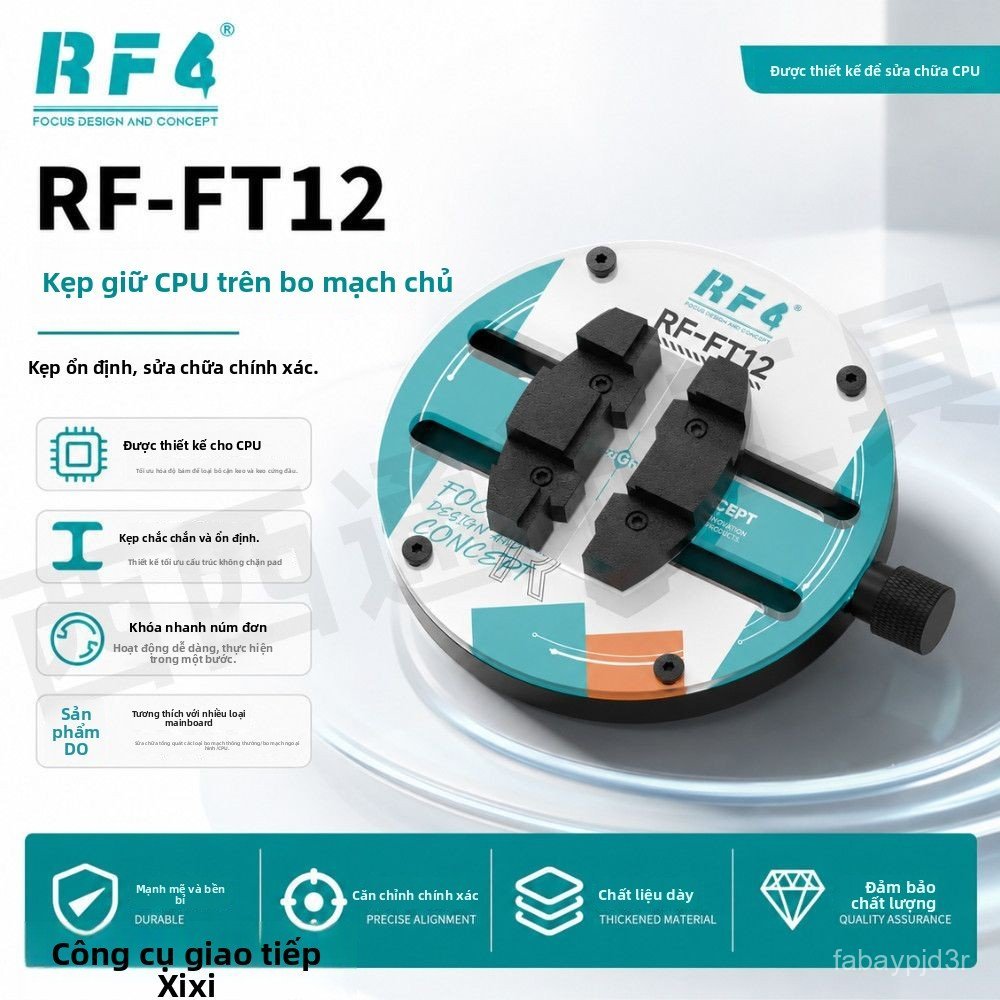Kẹp cố định bo mạch RF4 FT12 xoay 360 độ sửa chữa chip IC không gây hư hại