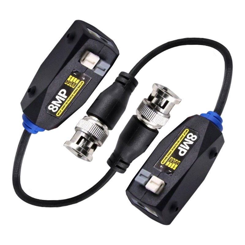 Yao Camera quan sát Dây video Balun Cặp với thiết kế Balun video thụ động cho gia đình