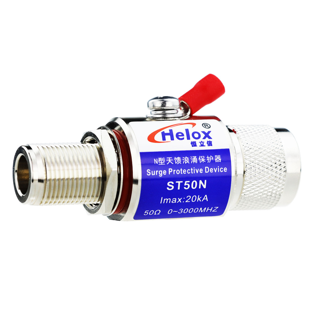 Henglixin N Head Day Feed Lightning Protector 3G Lightning Protector 2.5G N Loại Tần Số Vô Tuyến Tín