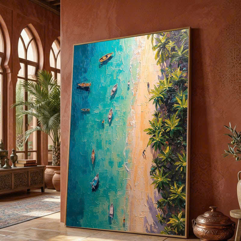 Today 4:54 PM Tranh Canvas Thiên Nhiên Treo Tường – Tranh Phong Cảnh Nghệ Thuật Decor  Khách Sạn San