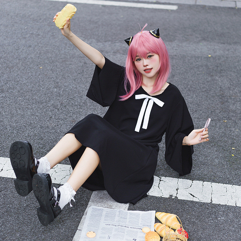 Trang phục cosplay Spy x Family Anya Forger Có thể mặc hàng ngày Dành cho lễ hội cosplay và tiệc tùn