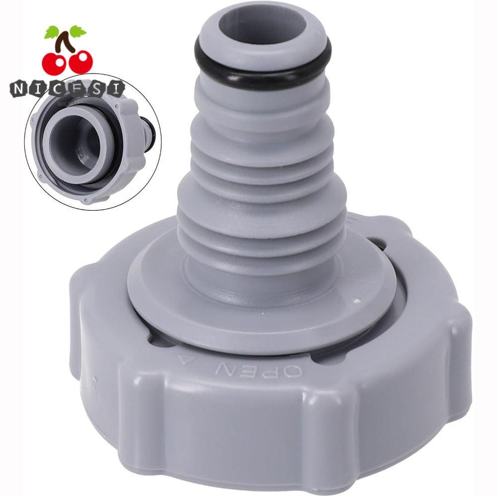 Van thoát nước NICESI, Van thoát nước bể bơi bền P6H1419, Đầu nối thoát nước bể bơi ABS