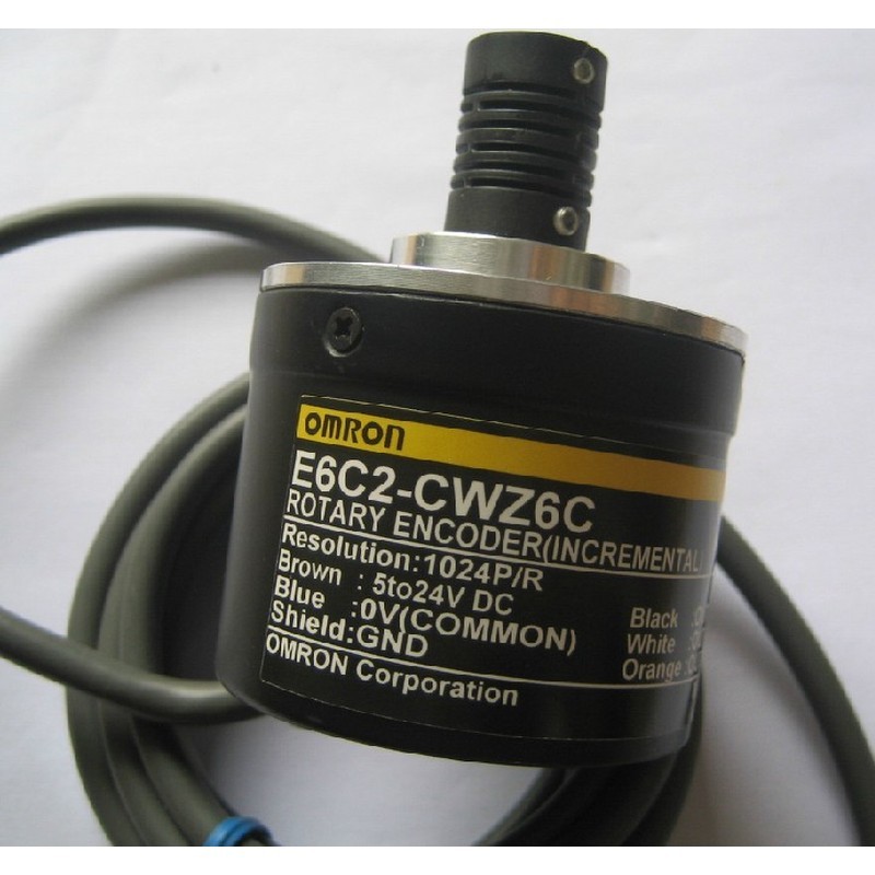 Bộ mã hóa quang điện quay E6C2-CWZ6C 20P/R ABZ ba pha, không mất xung.